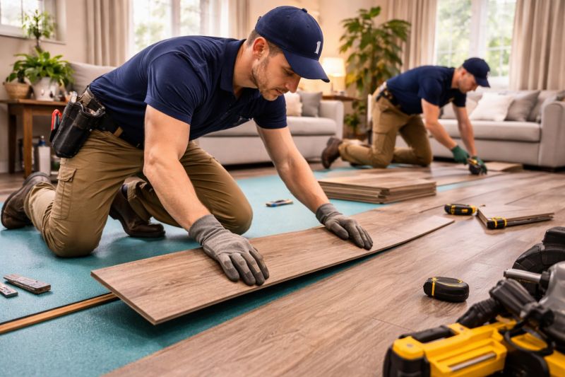 Laminate Floor Replacement in Poway, CA