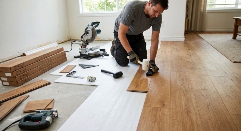 Laminate Flooring Replacement in Encinitas, CA