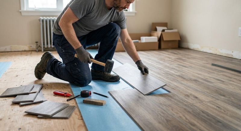 Linoleum Floor Installation in Lakeside, CA