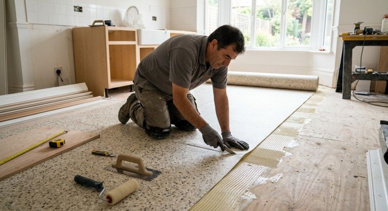 Linoleum Floor Installation in Poway, CA