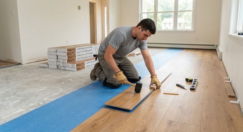 Luxury Vinyl Tile Installation in Santee, CA