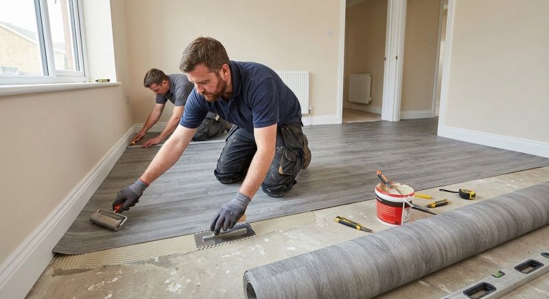 Sheet Flooring Installation in Encinitas, CA