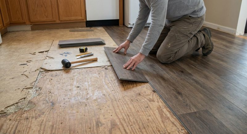 Vinyl Tile Replacement in Encinitas, CA
