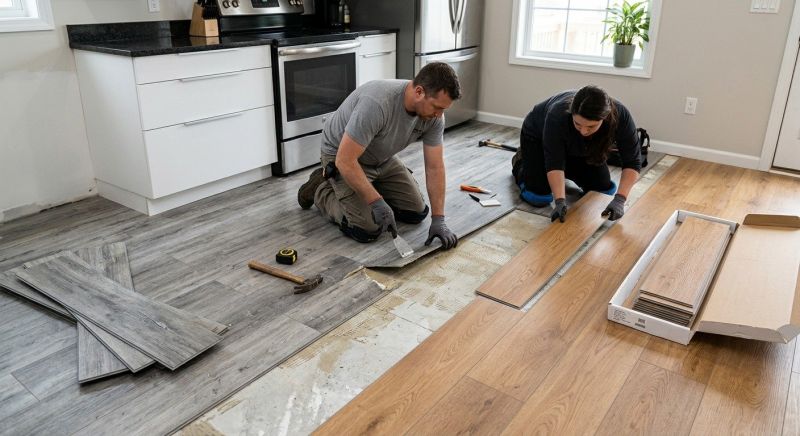 Vinyl Tile Replacement in Encinitas, CA
